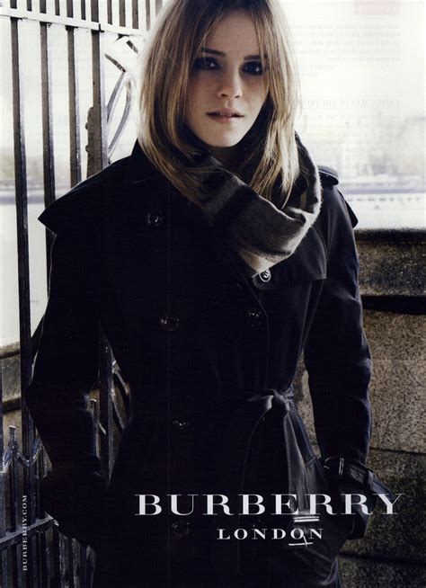 when did emma watson model for burberry